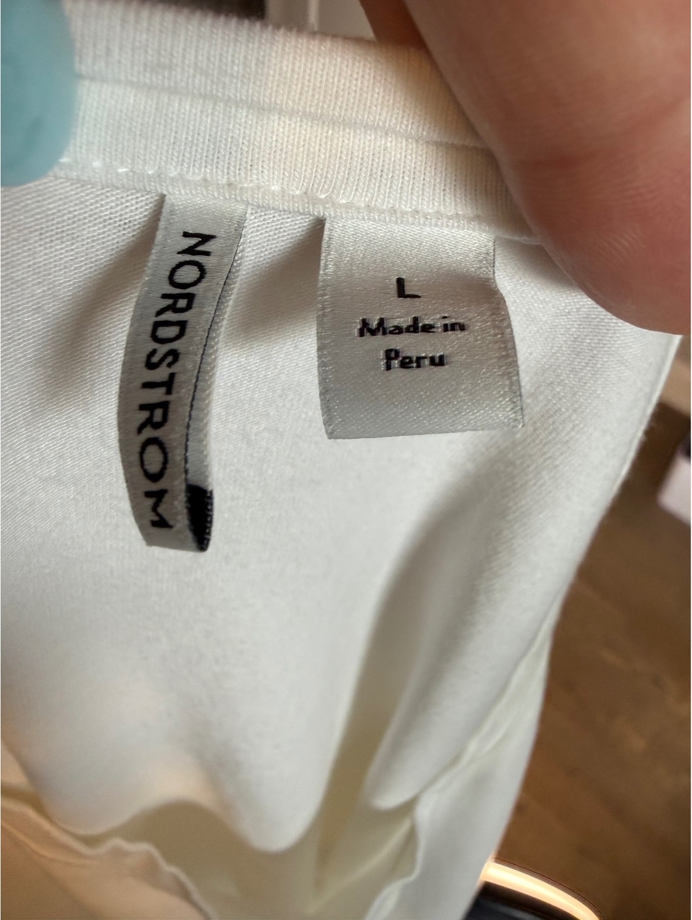 Two‎ Pack of White Tees - Nordstrom Size Large - Picture 10 of 11